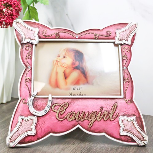 Western cowgirl pink - cowgirl, faux